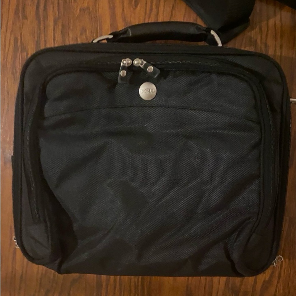 Dell Black Professional Laptop Bag with Durable Design